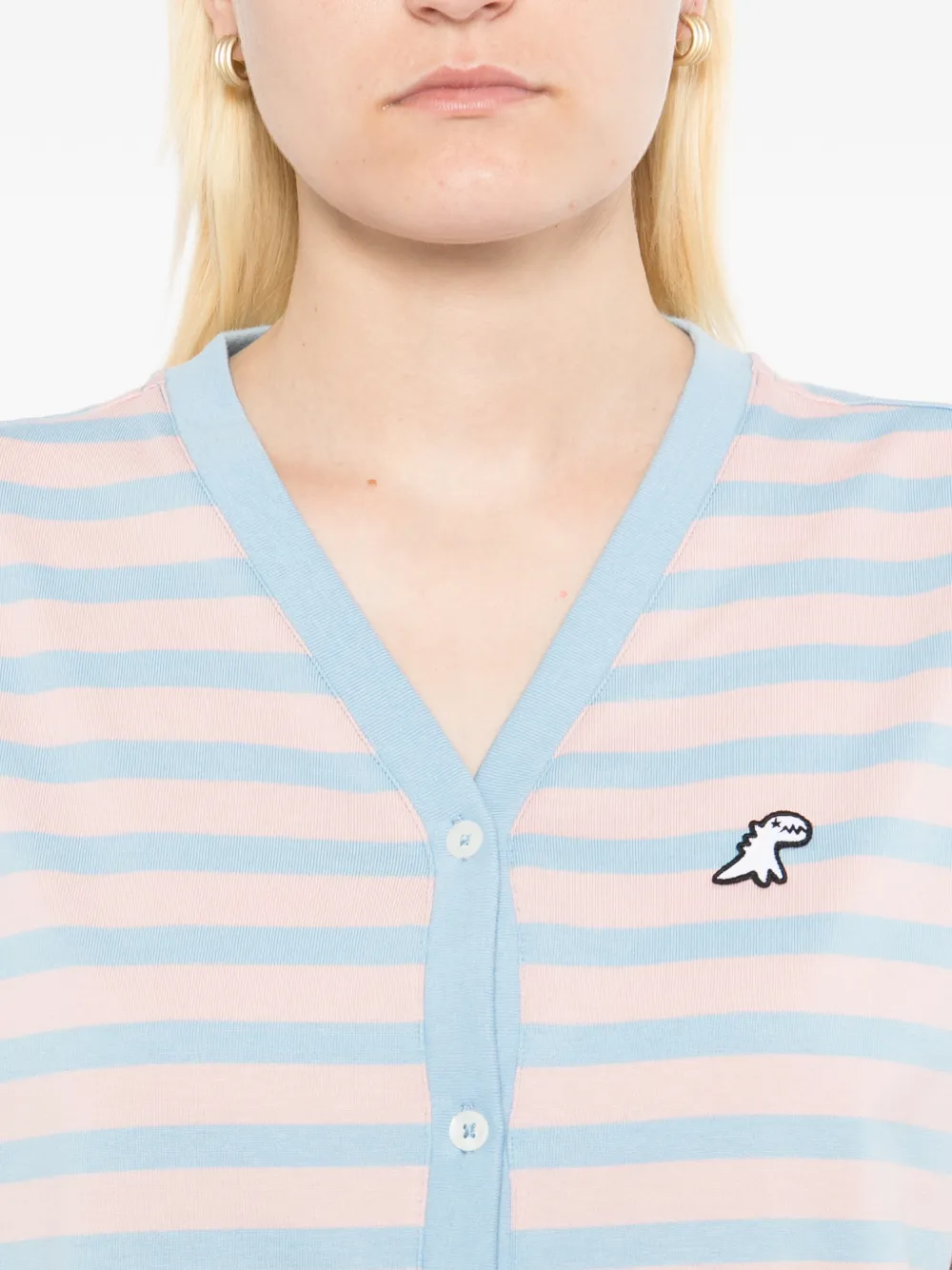 SPORT b. by agnès b. Gestreept T-shirt Blauw