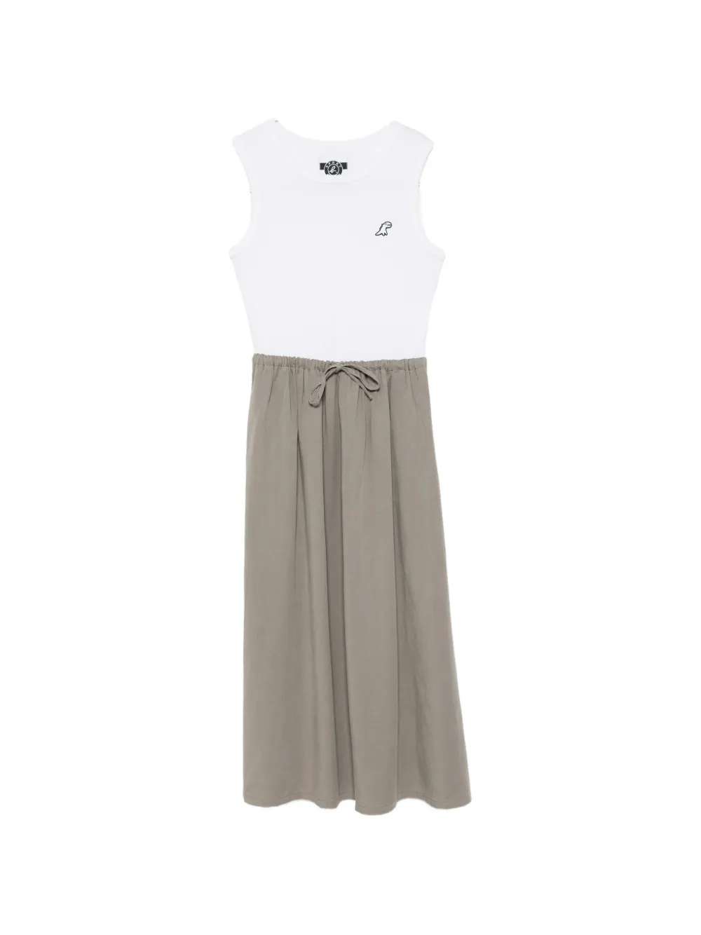 SPORT b. by agnès b. TENCEL MIX RIB TANK DRESS - Grigio