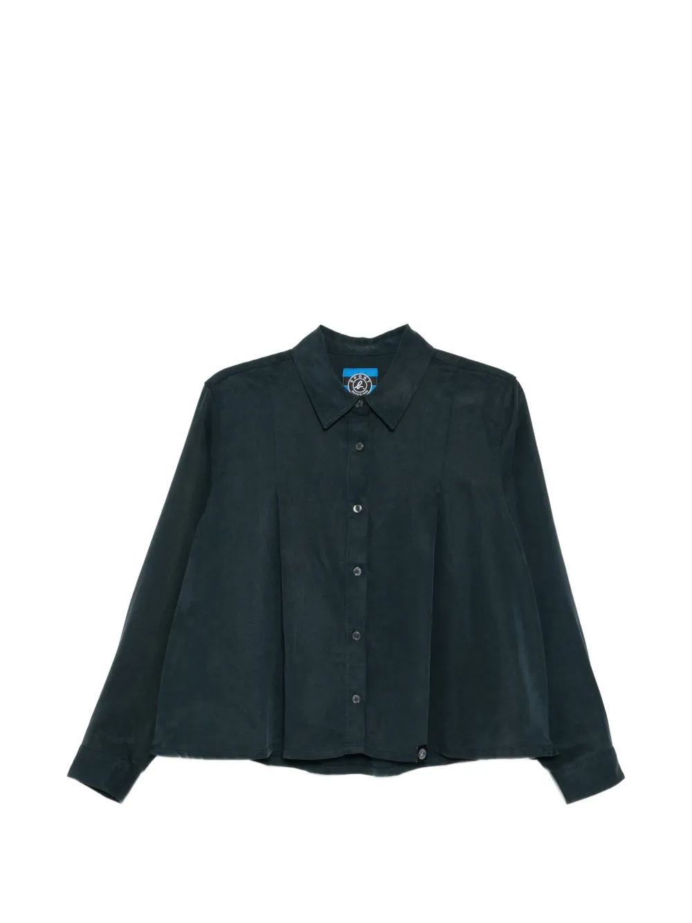 SPORT b. by agnès b. TENCEL FLARE SHIRT - Blu