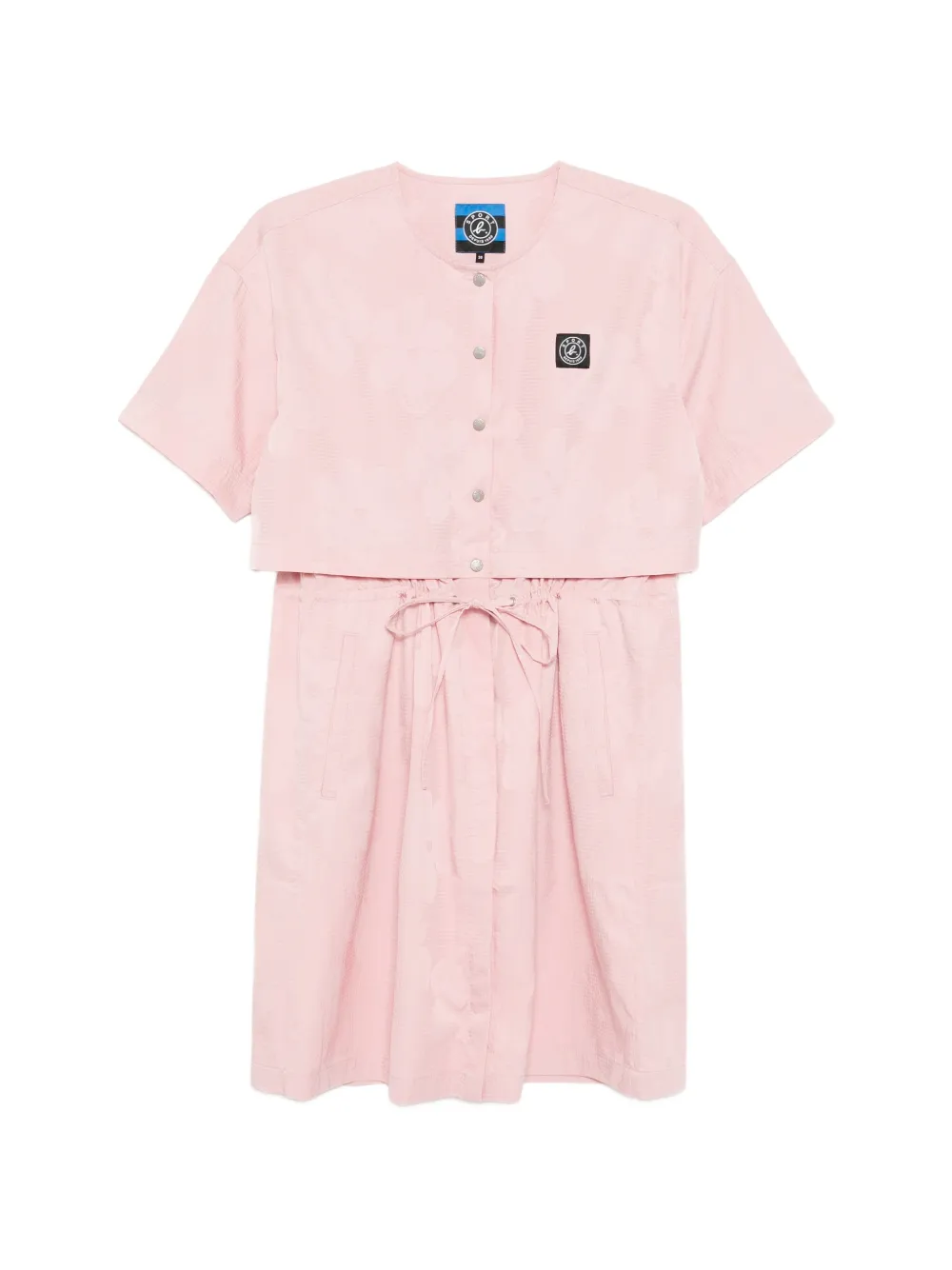 SPORT b. by agnès b. SEERSUCKER AOP DRESS - Rosa