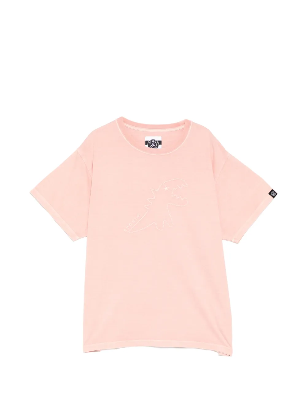 SPORT b. by agnès b. dinosaur-embroidered short-sleeves T-shirt · 1