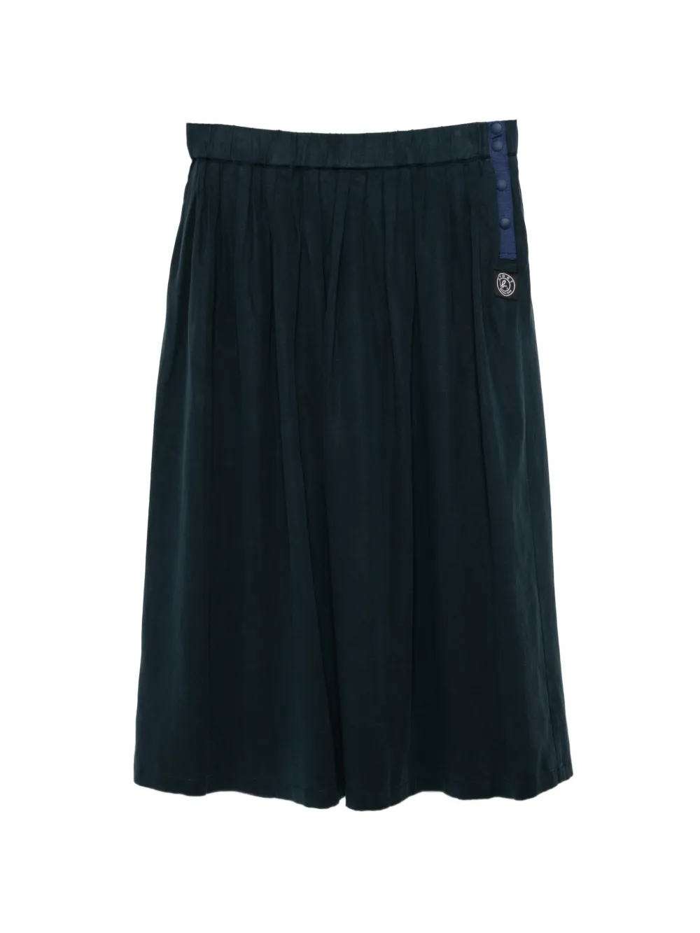 SPORT b. by agnès b. TENCEL PLEAT SKIRT - Blu
