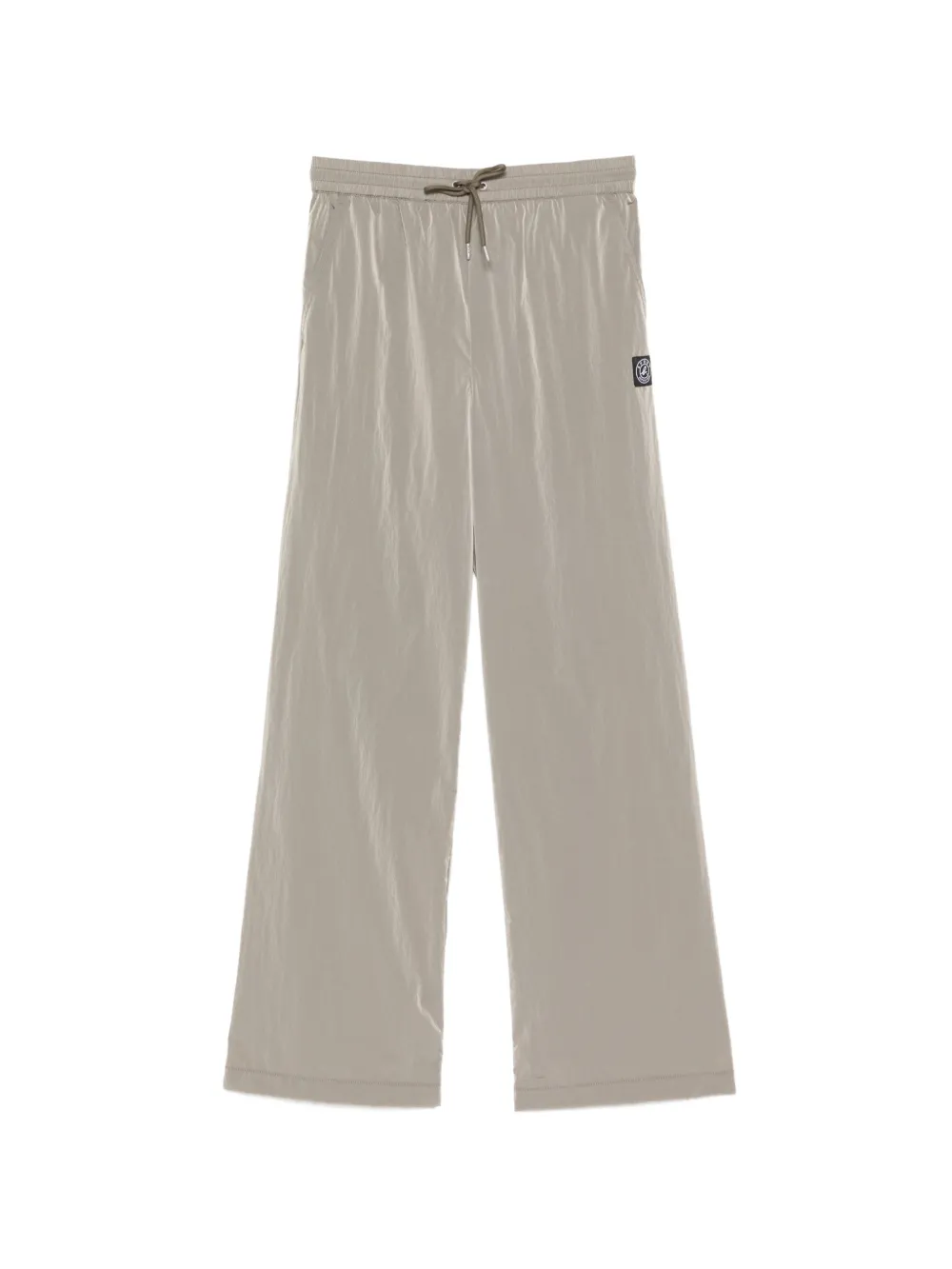 SPORT b. by agnès b. CRINKLE NYLON WIDE LEG PANTS - Marrone