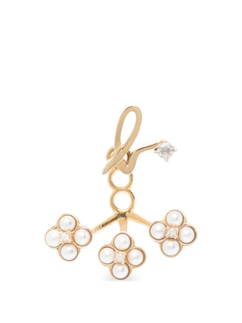 agnès b.  aretes Double Bloom