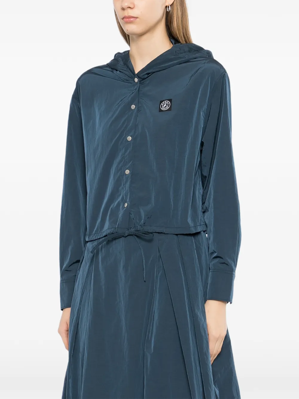 SPORT b. by agnès b. Nylon jack met capuchon Blauw