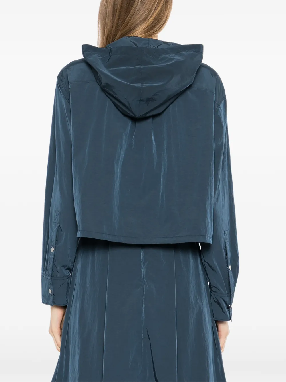 SPORT b. by agnès b. Nylon jack met capuchon Blauw