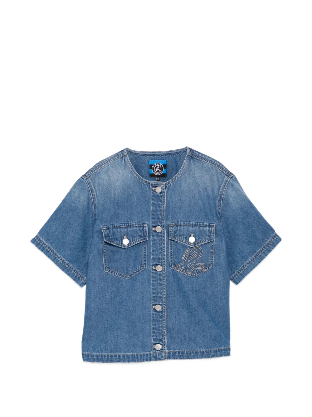 SPORT b. by agnès b. denim shirt - Blu