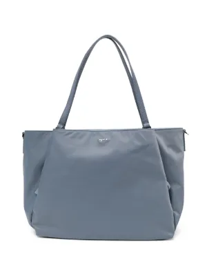Agnes‪‪❤︎‬ Agnès b. chain-link logo-plaque Tote Bag | Blue | FARFETCH BH