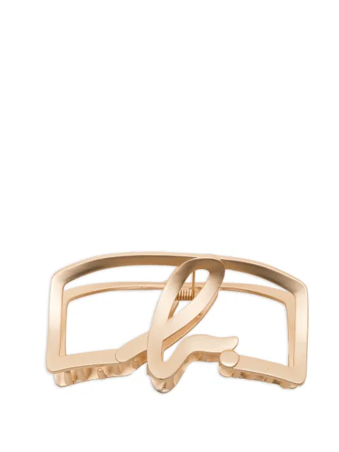 agnès b. logo-plaque hair clip