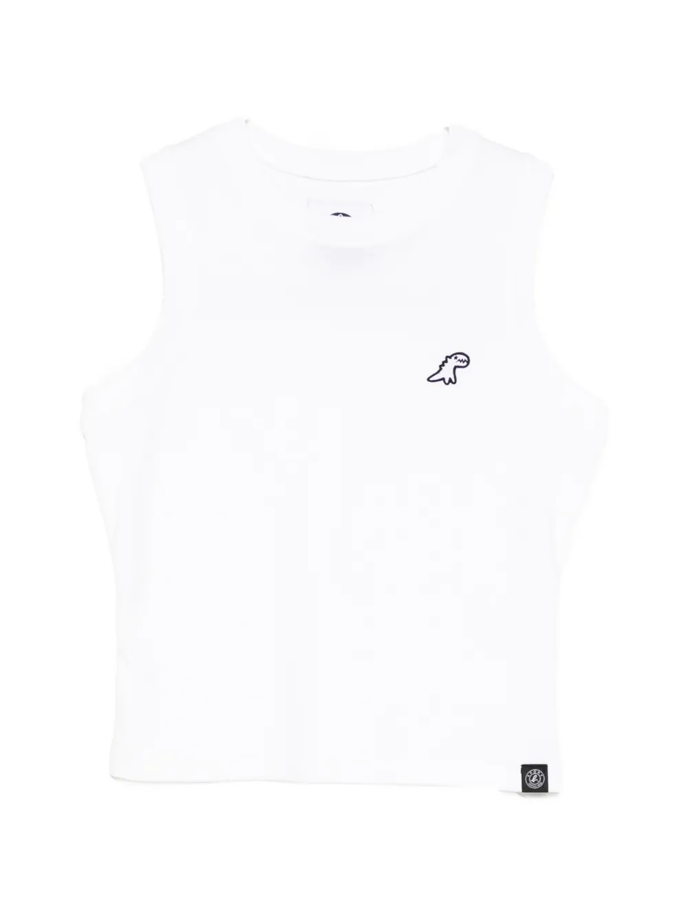 SPORT b. by agnès b. Dino logo-patched tank top - Bianco