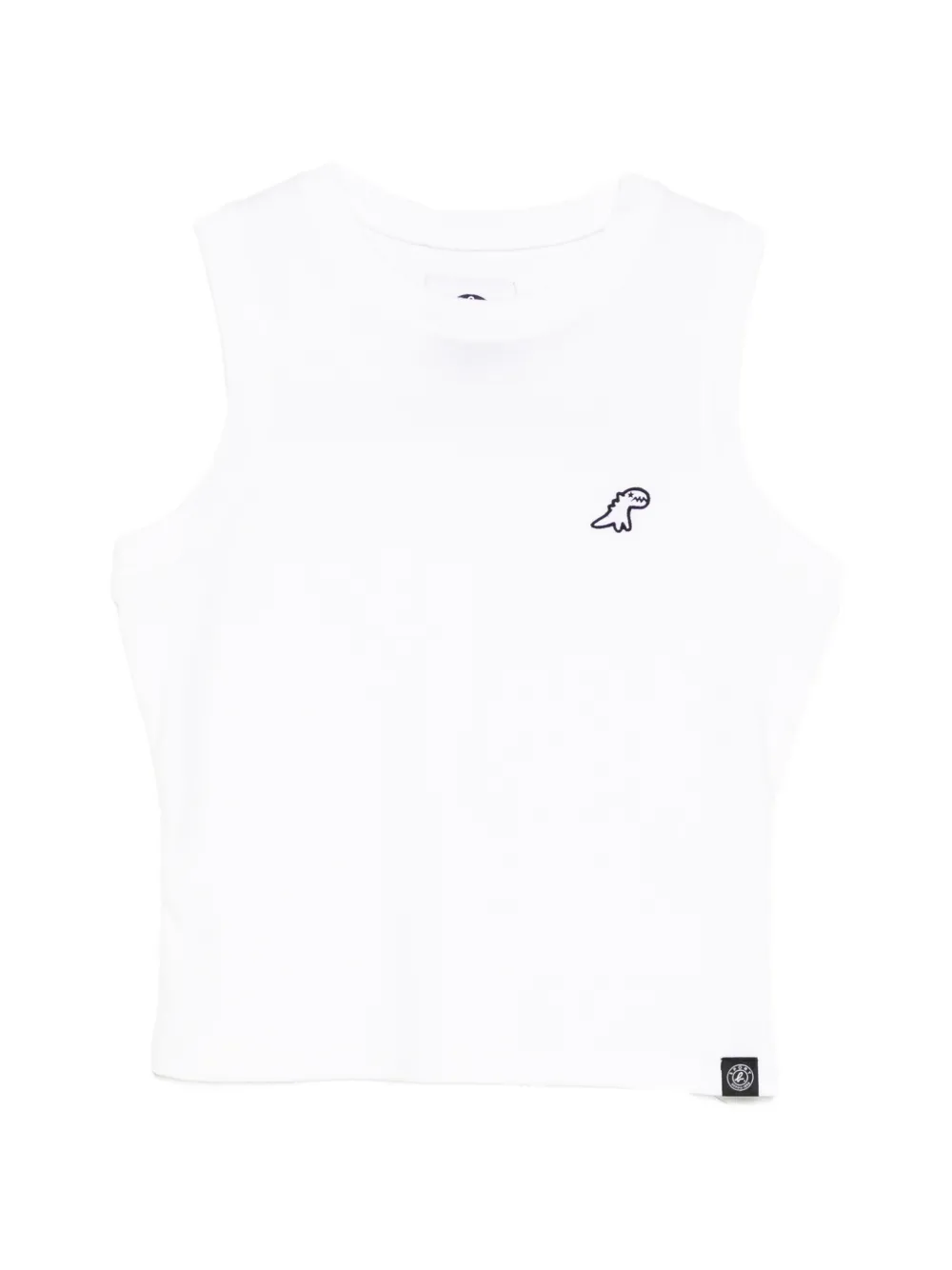 SPORT b. by agnès b. Dino logo-patched tank top - Bianco