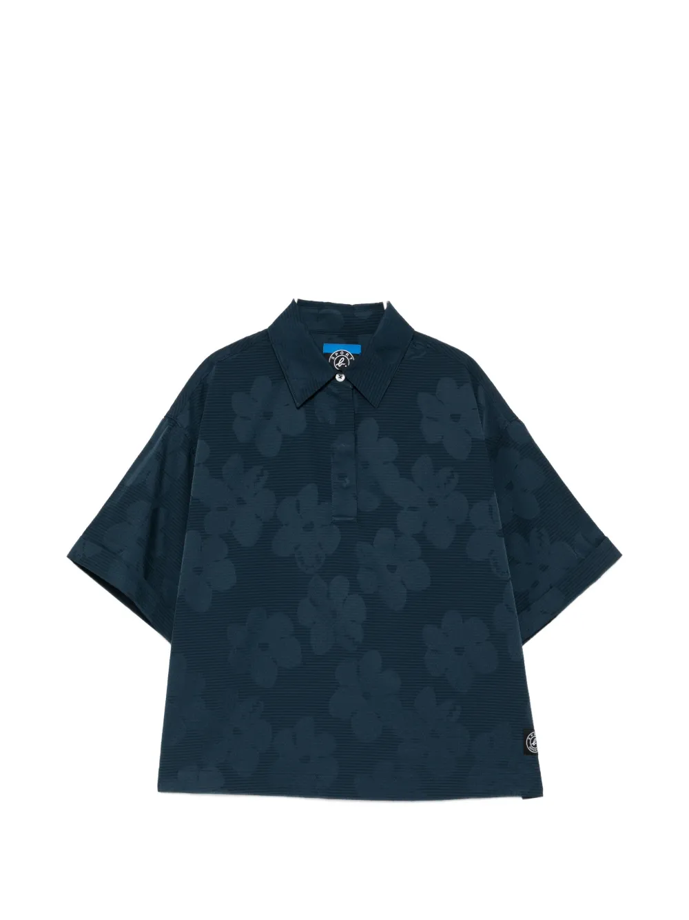 SPORT b. by agnès b. Seersucker polo shirt - Blu