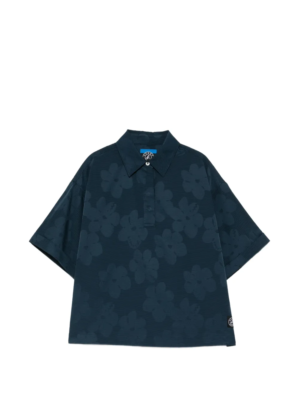 SPORT b. by agnès b. Seersucker polo shirt - Blu