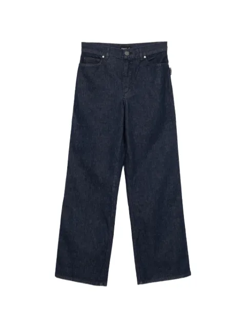 agnès b.  logo-patch jeans