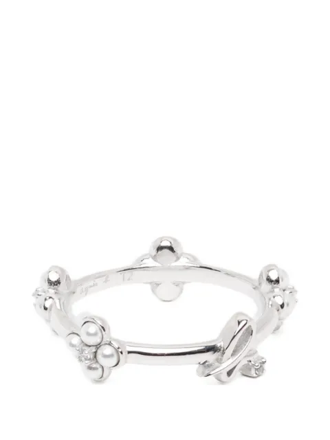 agnès b.  Double Bloom ring