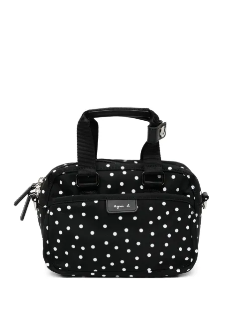 agnès b. polka-dot 2-way mini bag