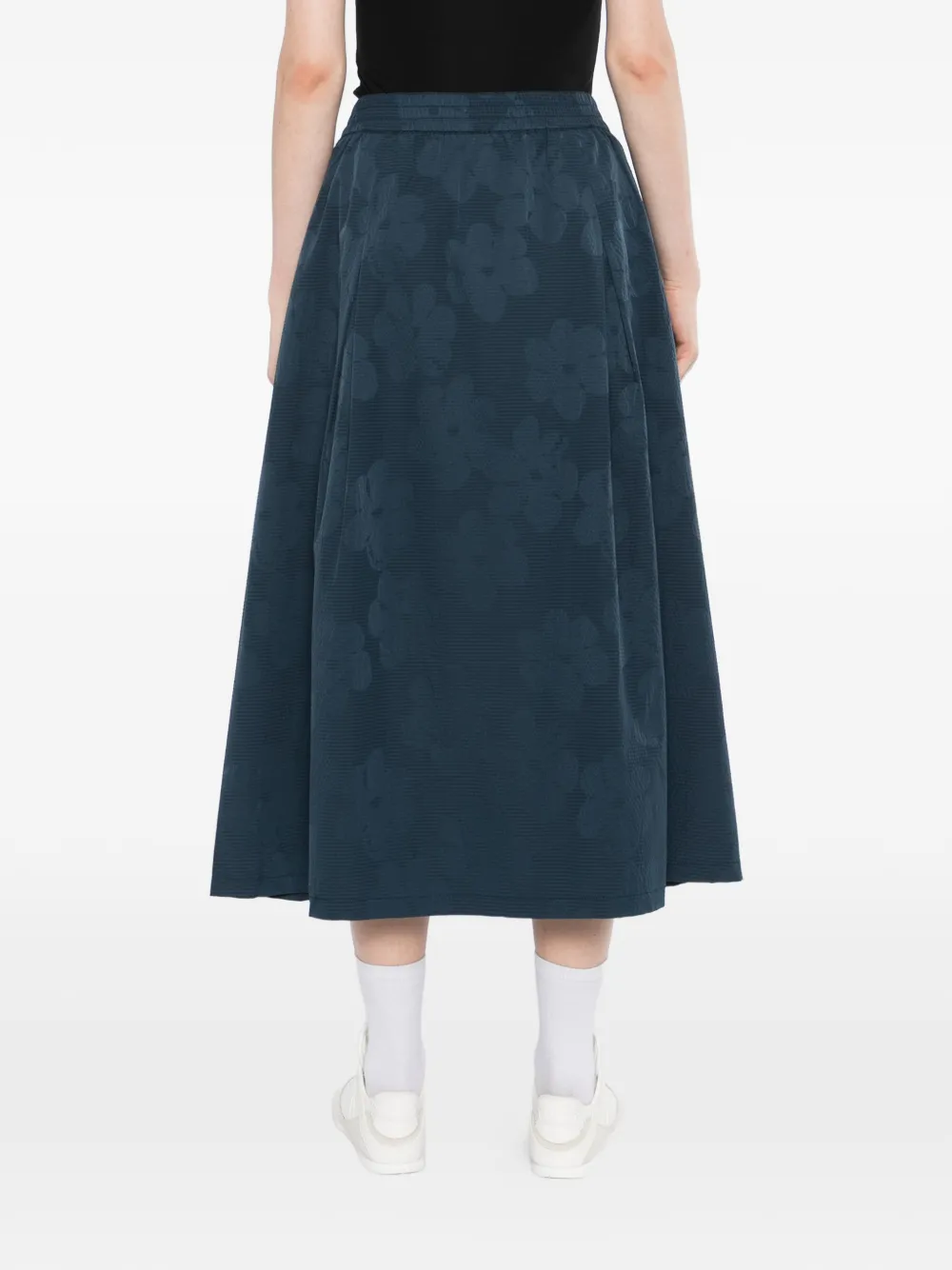 SPORT b. by agnès b. Midi-rok met patroon Blauw