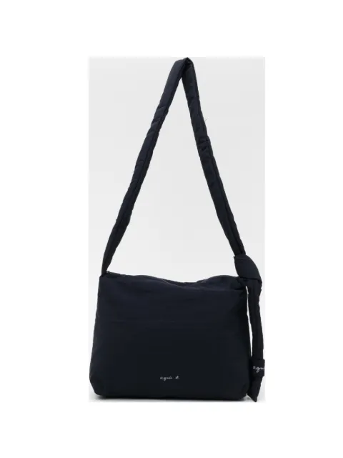 agnès b.  logo-print shoulder bag