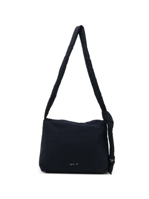 agnès b.  logo-print shoulder bag