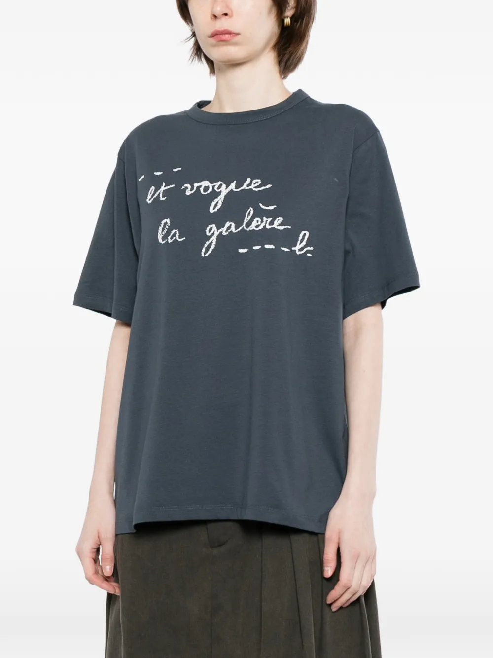 Agnès B. Cool T-shirt In Gray