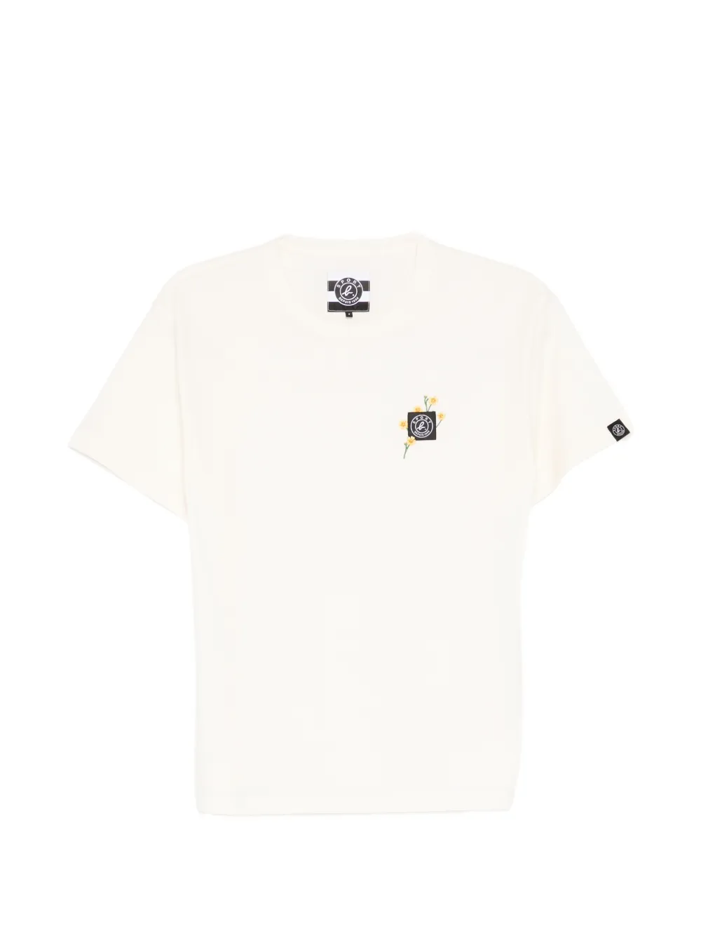 SPORT b. by agnès b. flower label T-shirt - Toni neutri