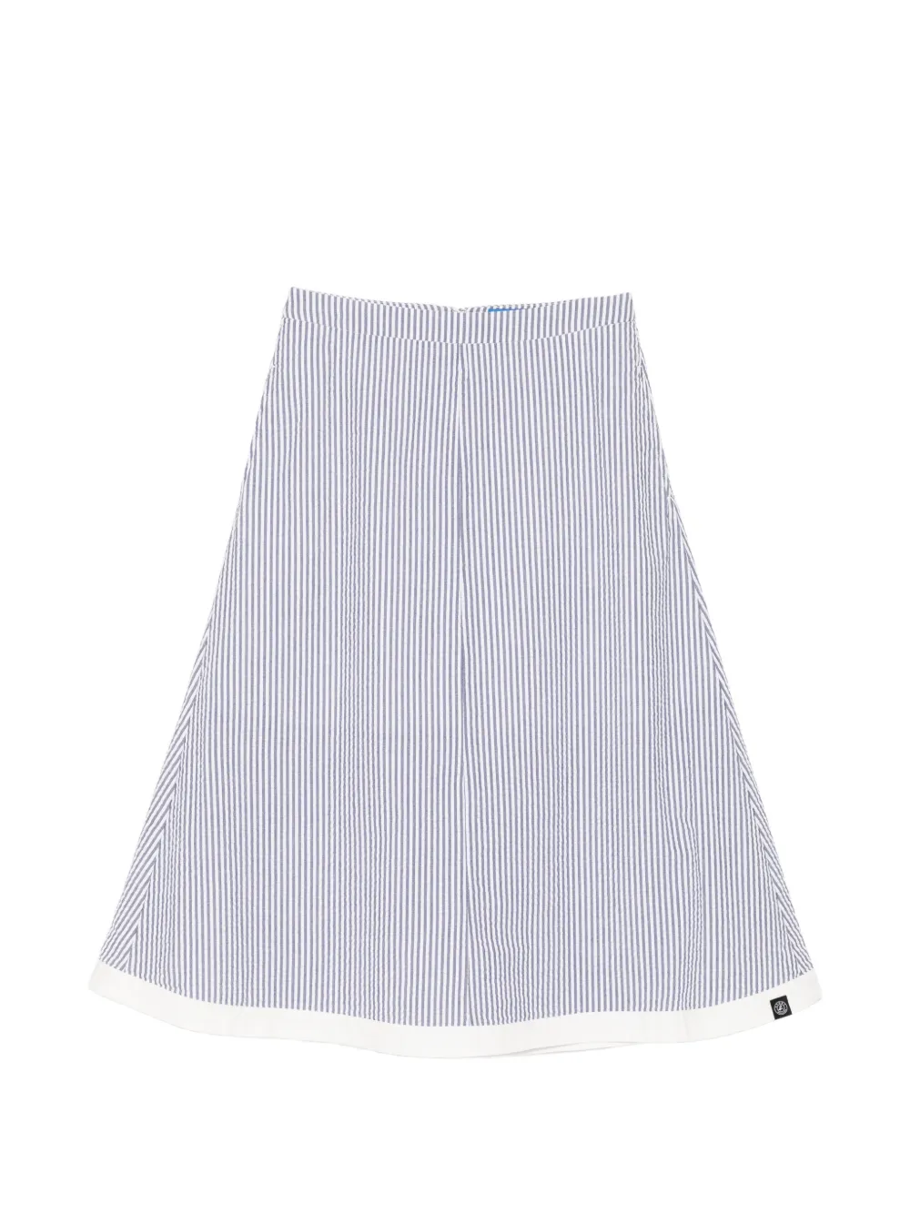 SPORT b. by agnès b. striped midi skirt - Grigio