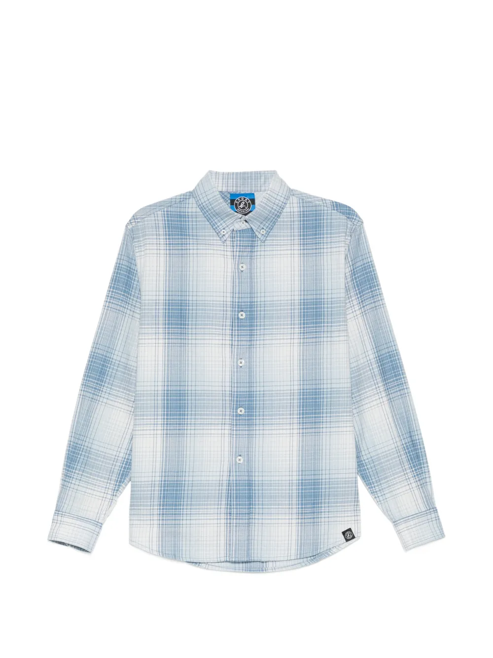 SPORT b. by agnès b. check-pattern shirt - Blau