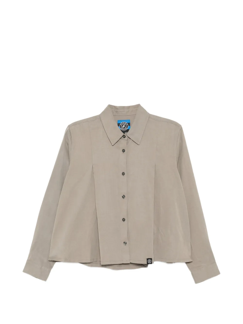 SPORT b. by agnès b. TENCEL FLARE SHIRT - Marrone