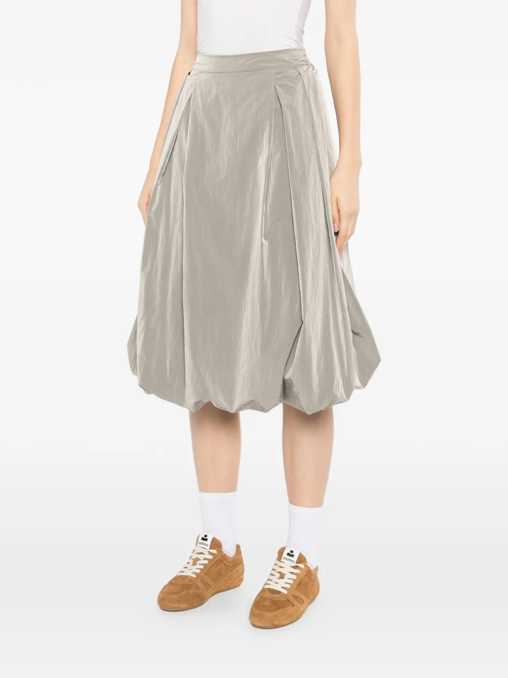SPORT b. by agnès b. Nylon rok Bruin
