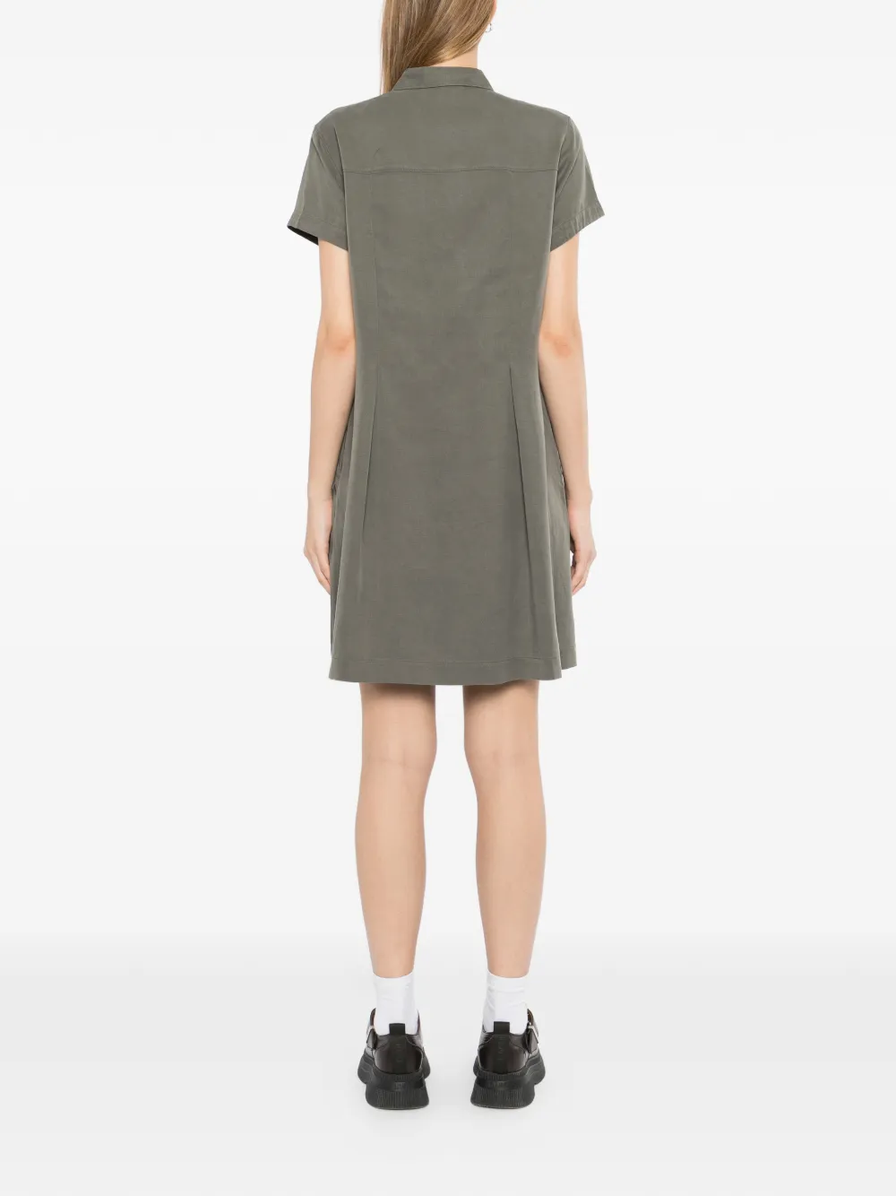SPORT b. by agnès b. Mini-blousejurk met korte mouwen Groen