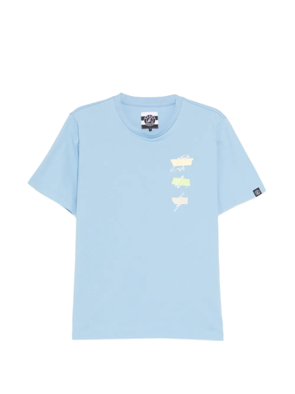 SPORT b. by agnès b. logo-tape T-shirt - Blu
