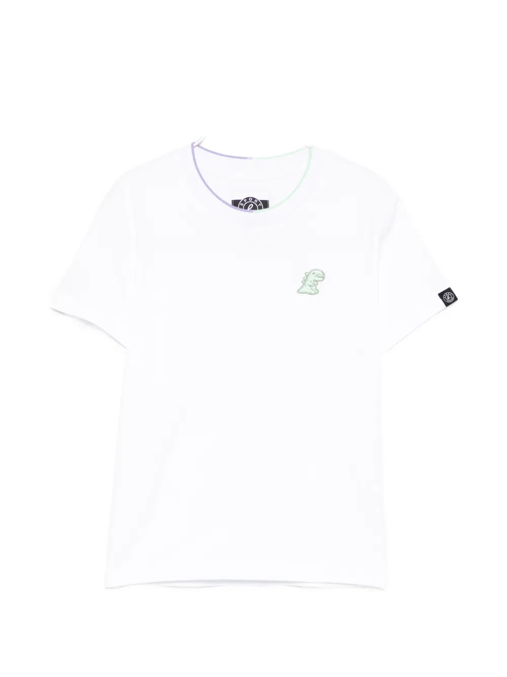 SPORT b. by agnès b. logo-embroidered T-shirt - Bianco