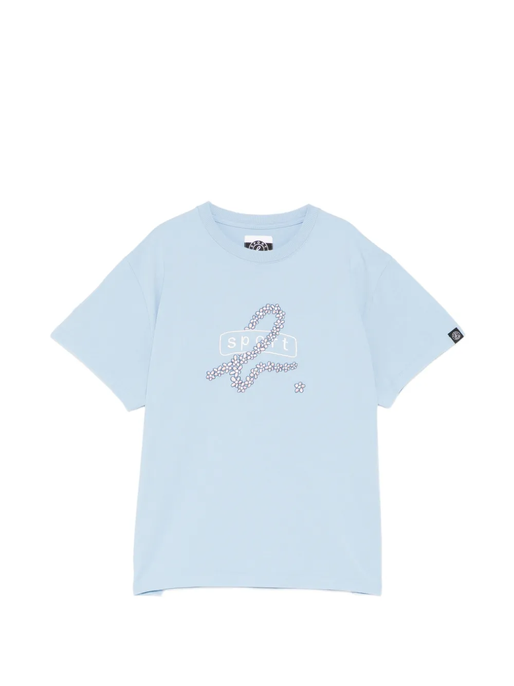 SPORT b. by agnès b. FLOWER ARCH T-shirt - Blu