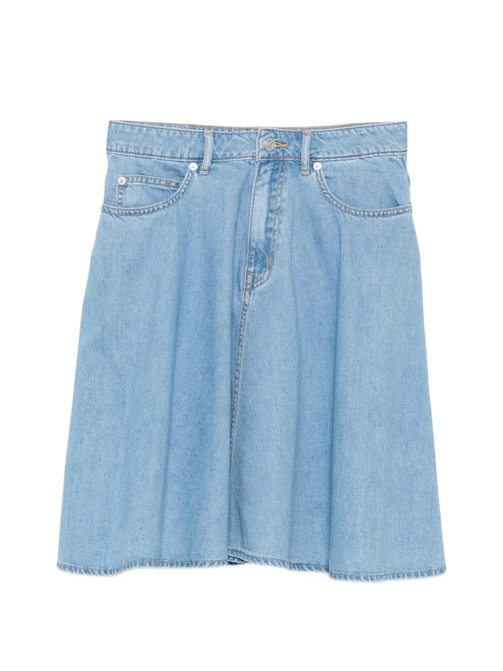 SPORT b. by agnès b. A-line denim skirt - Blu