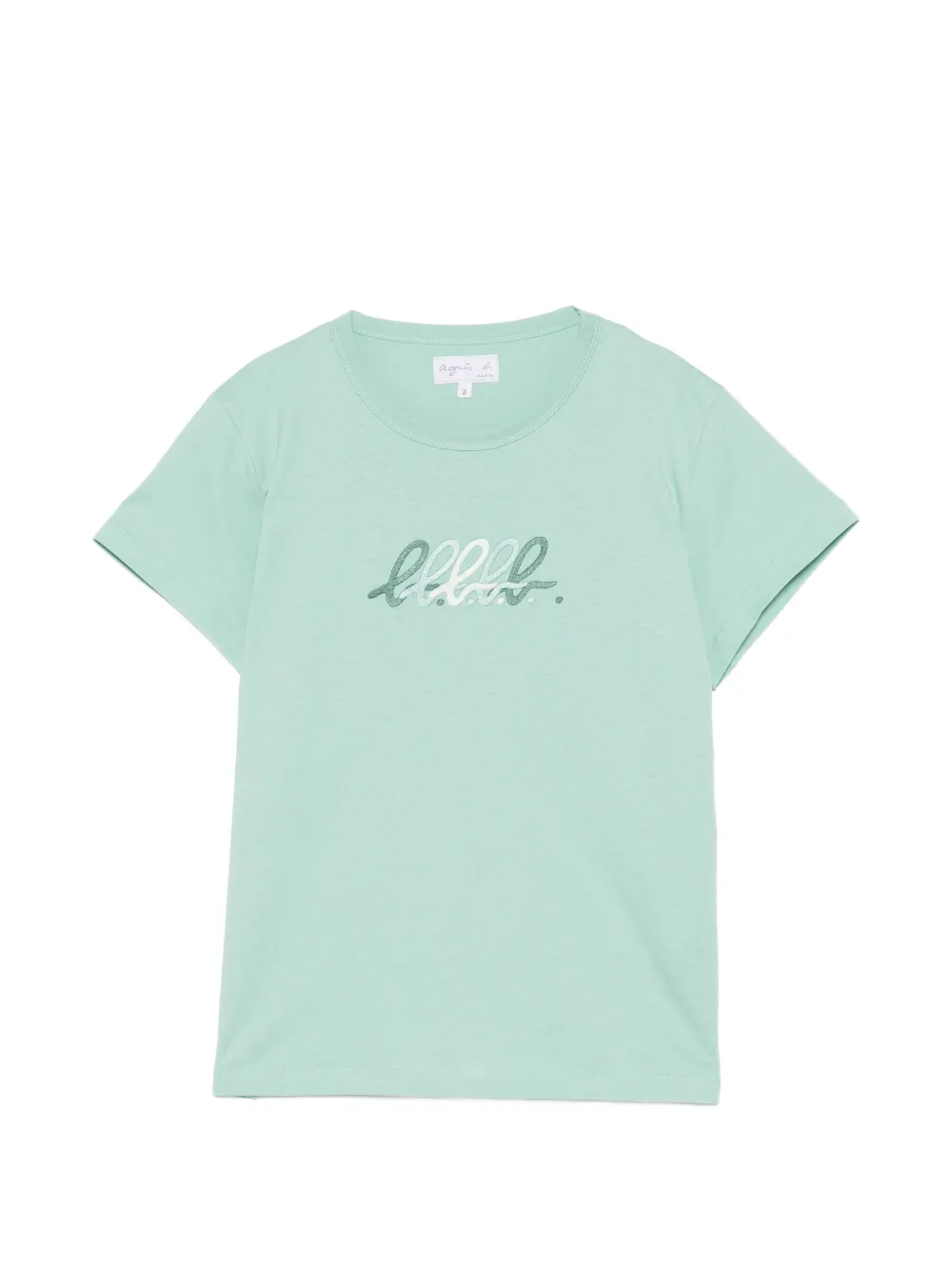 agnès b. logo-print T-shirt · 1