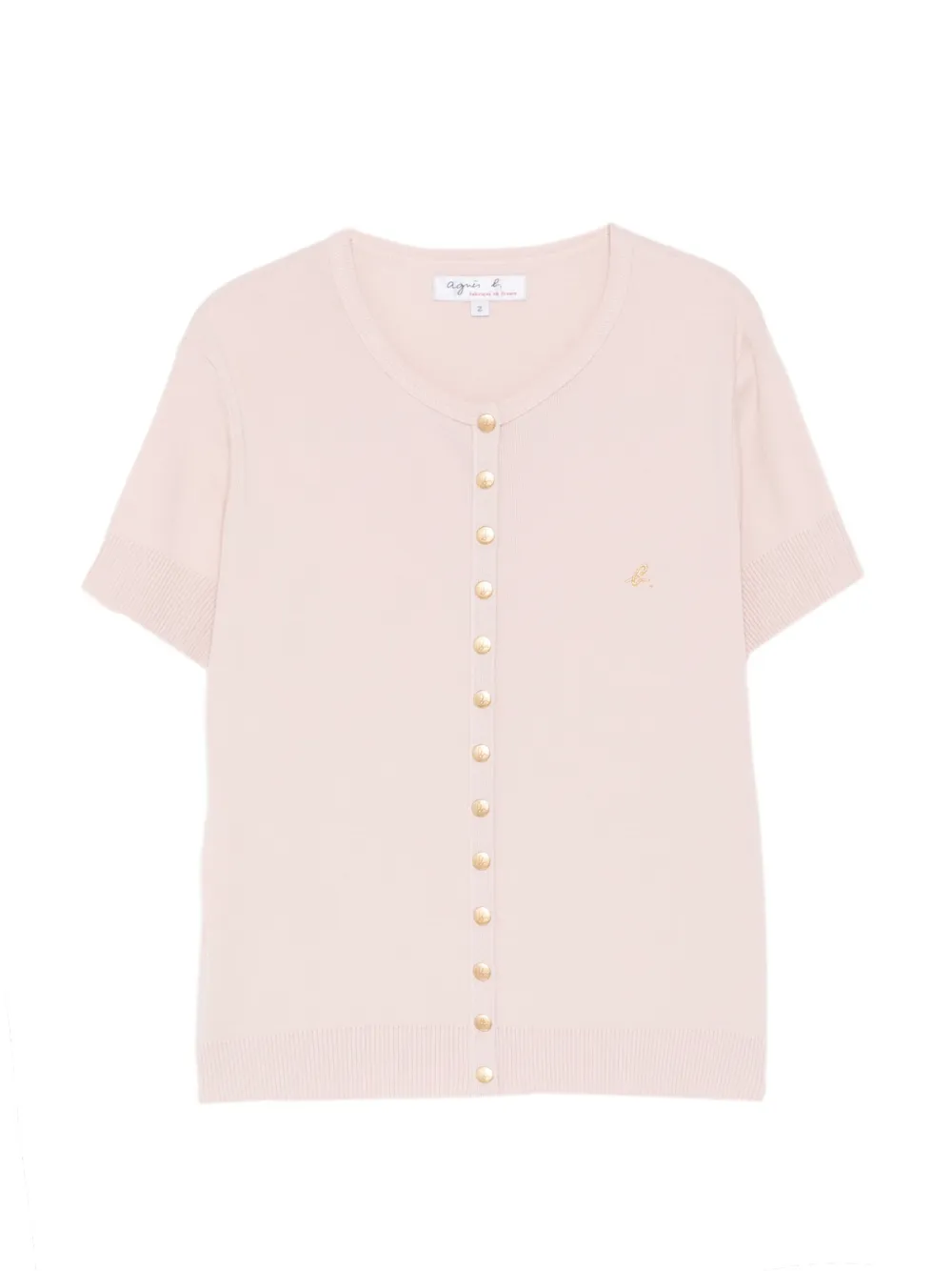 agnès b. Swing cardigan - Pink