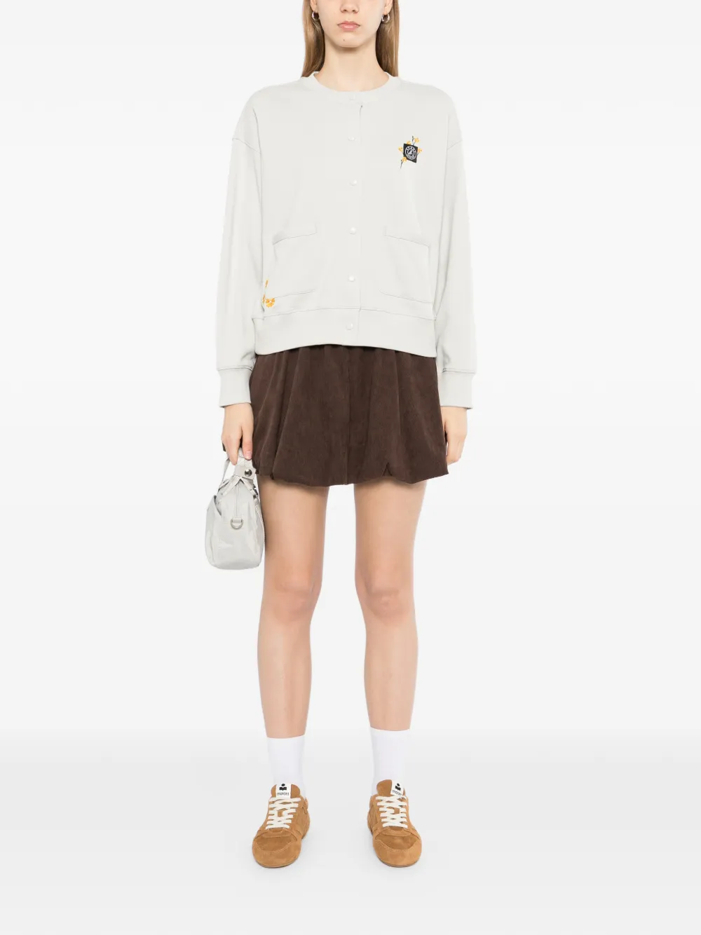  Sport B. By Agnès B. Snap Pocket Cardigan - Grey 