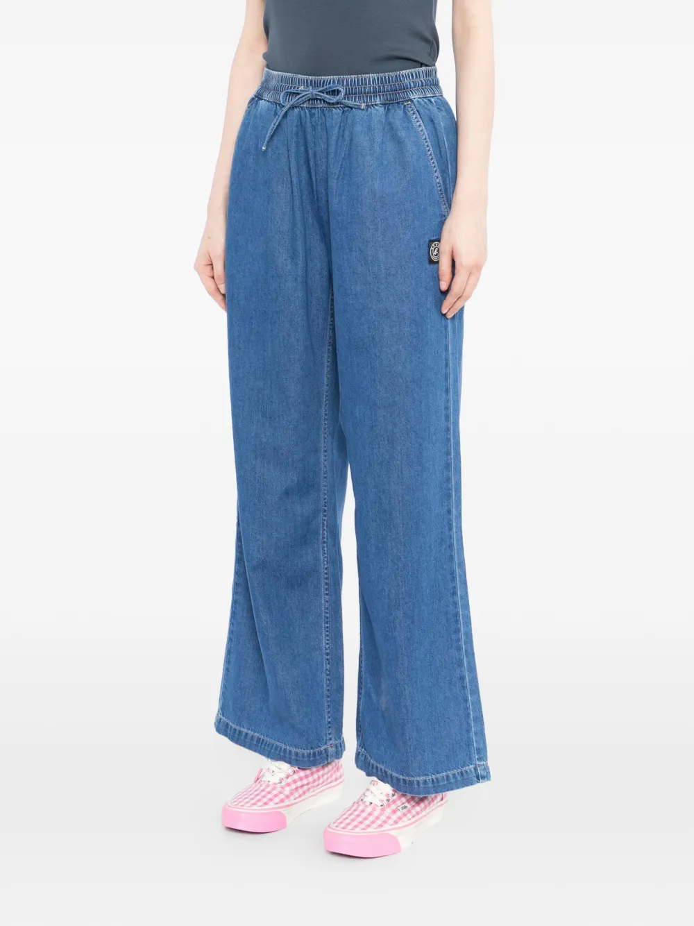 SPORT b. by agnès b. Trainingsbroek met wijde pijpen Blauw