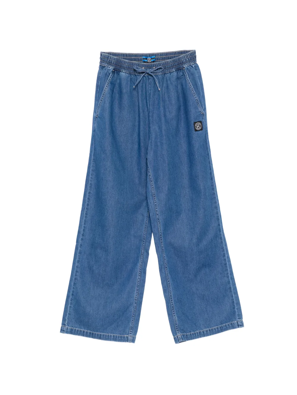 SPORT b. by agnès b. wide-leg track pants - Blu