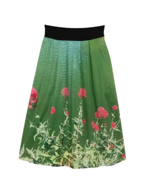 slim fit dress slacks Ellianna Floral Maxi Dress in Green main image 0
