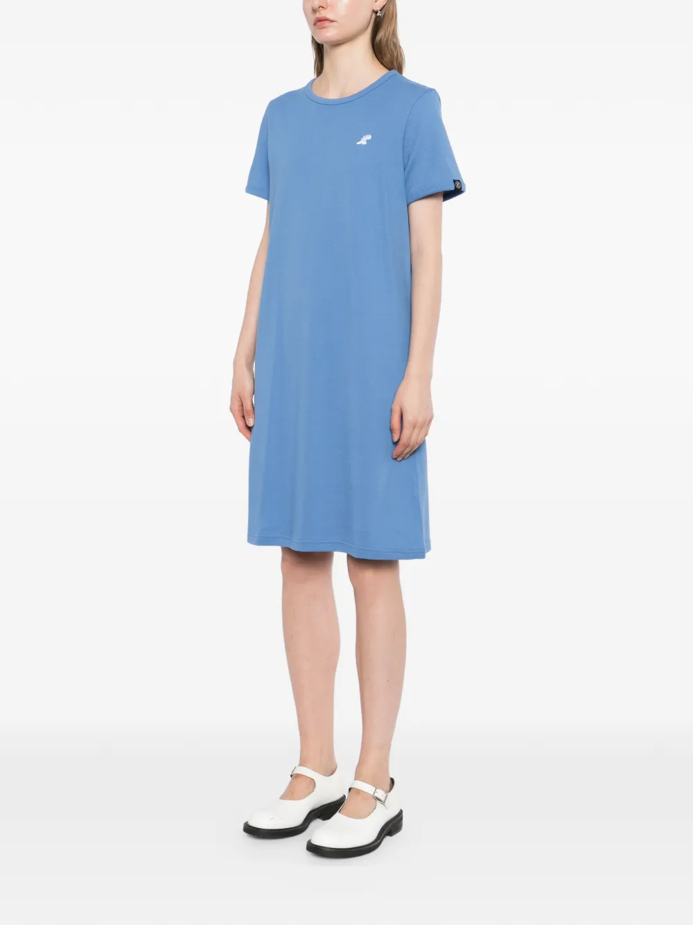 SPORT b. by agnès b. Pique jurk met dinosaurus-print Blauw