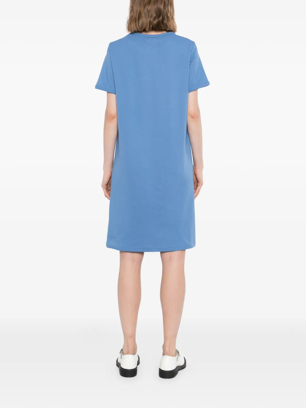 SPORT b. by agnès b. Pique jurk met dinosaurus-print Blauw