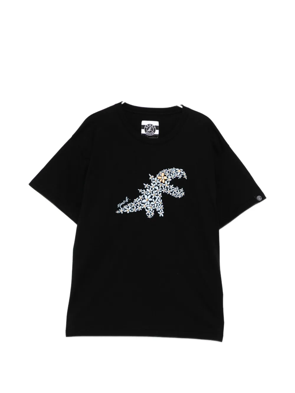SPORT b. by agnès b. Danity Flower Dino T-shirt - Nero