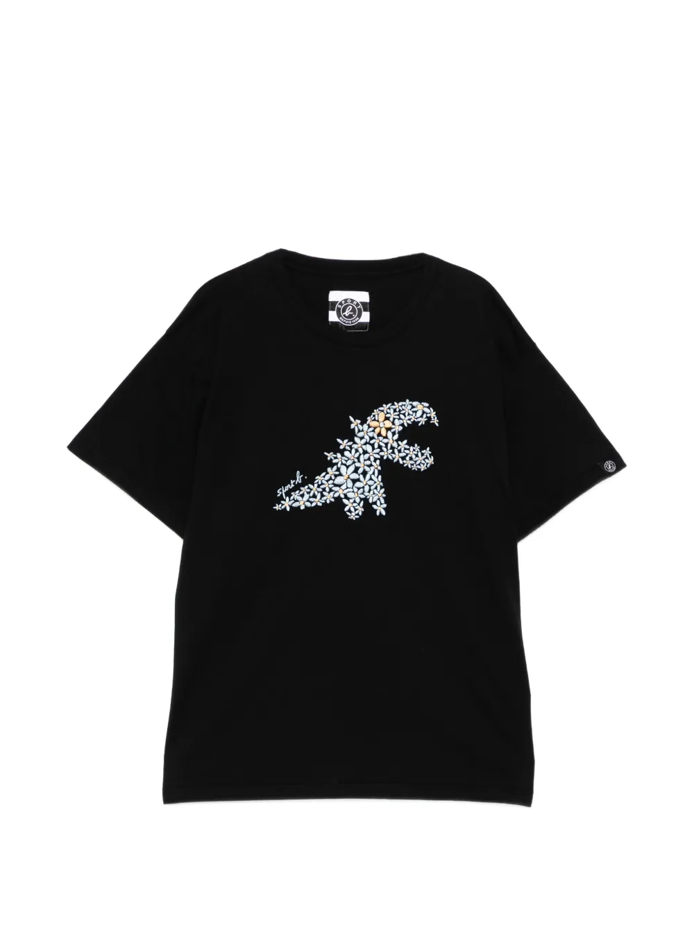 SPORT b. by agnès b. Danity Flower Dino T-shirt - Nero