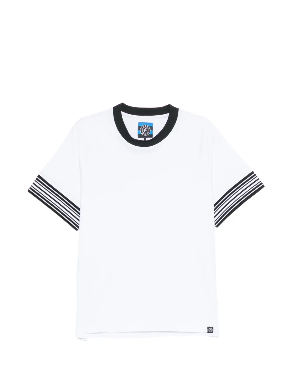 SPORT b. by agnès b. tipping-cuff T-shirt - Bianco