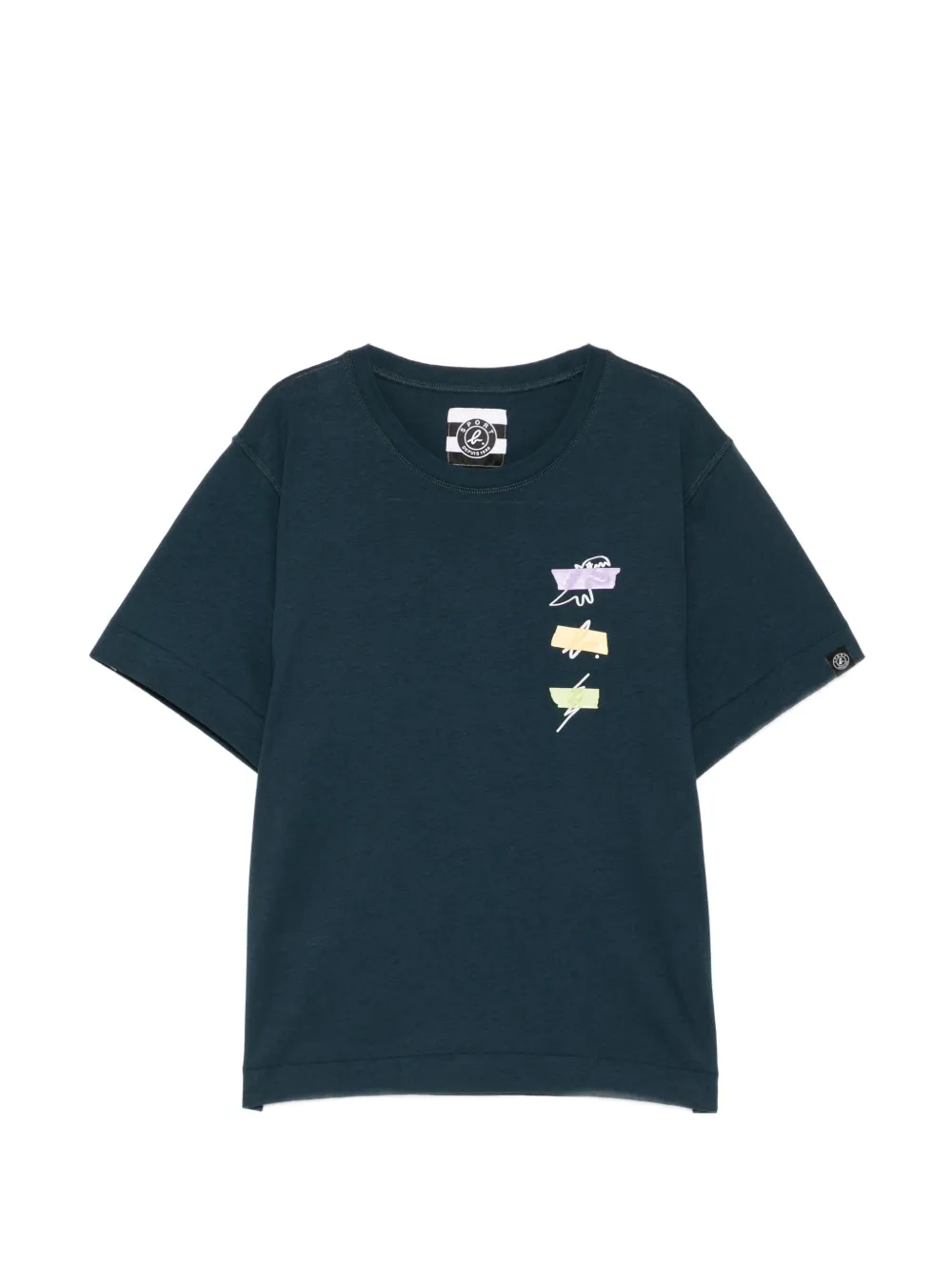 SPORT b. by agnès b. logo T-shirt - Verde