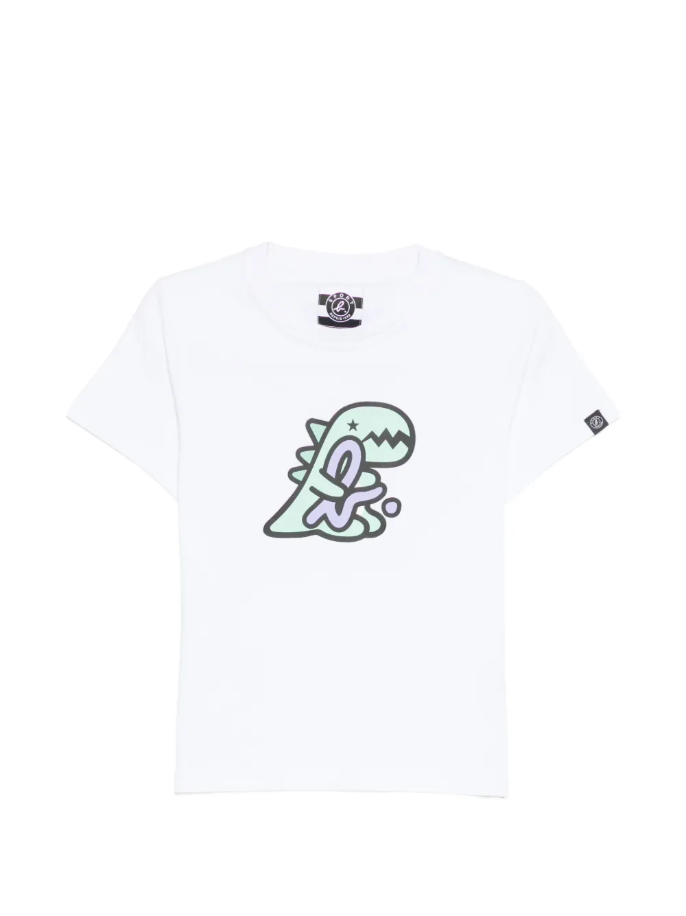 SPORT b. by agnès b. Hugging Dino T-shirt - Bianco