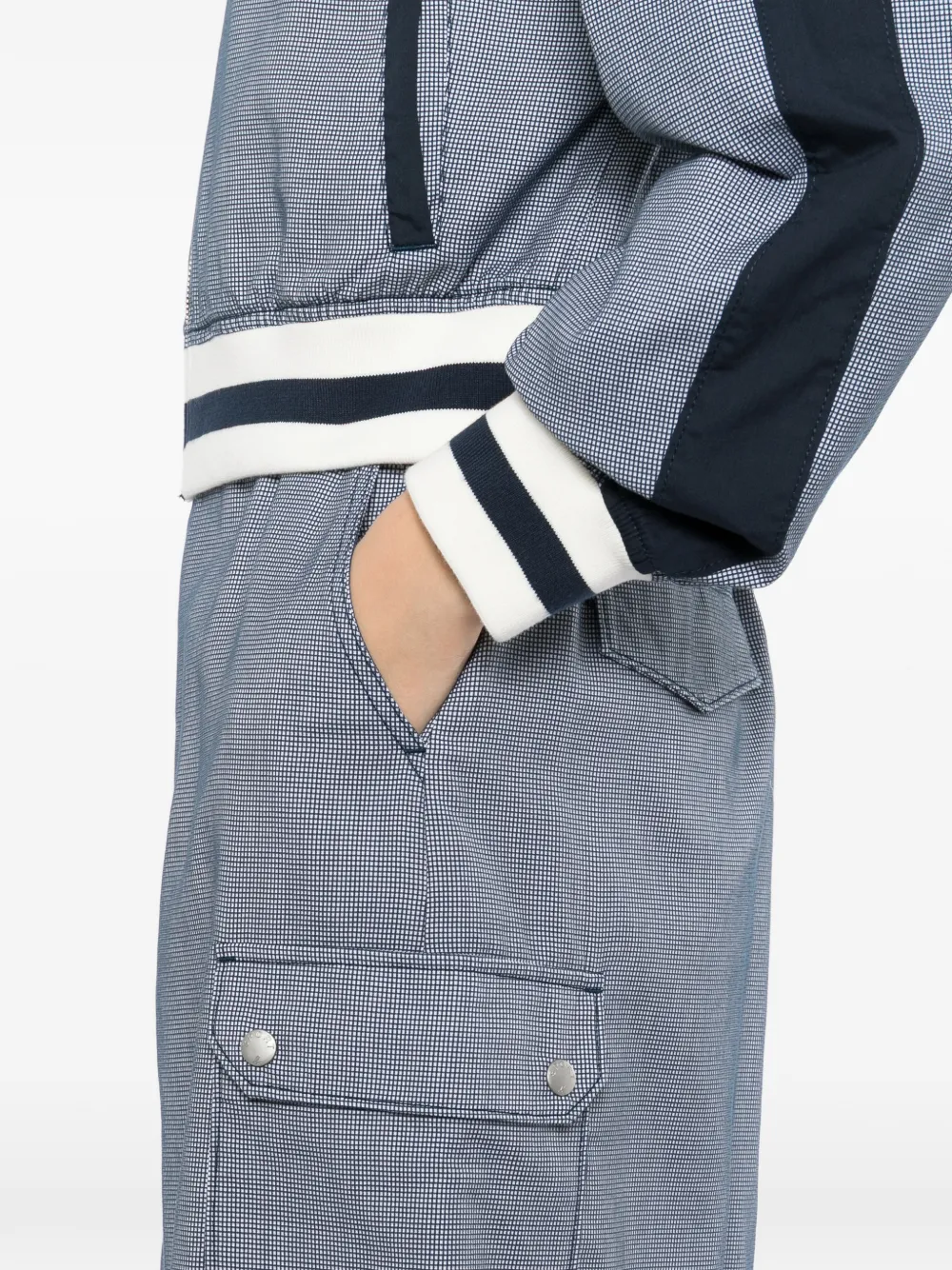 SPORT b. by agnès b. Geruite midi-rok Blauw