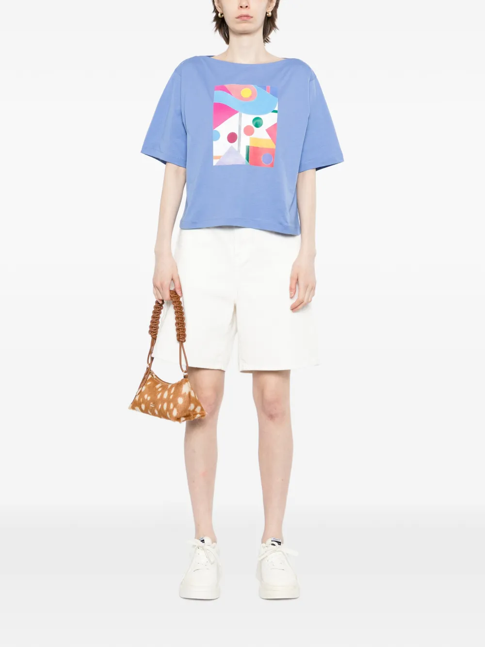 Agnès B. Ocean T-shirt In Blue