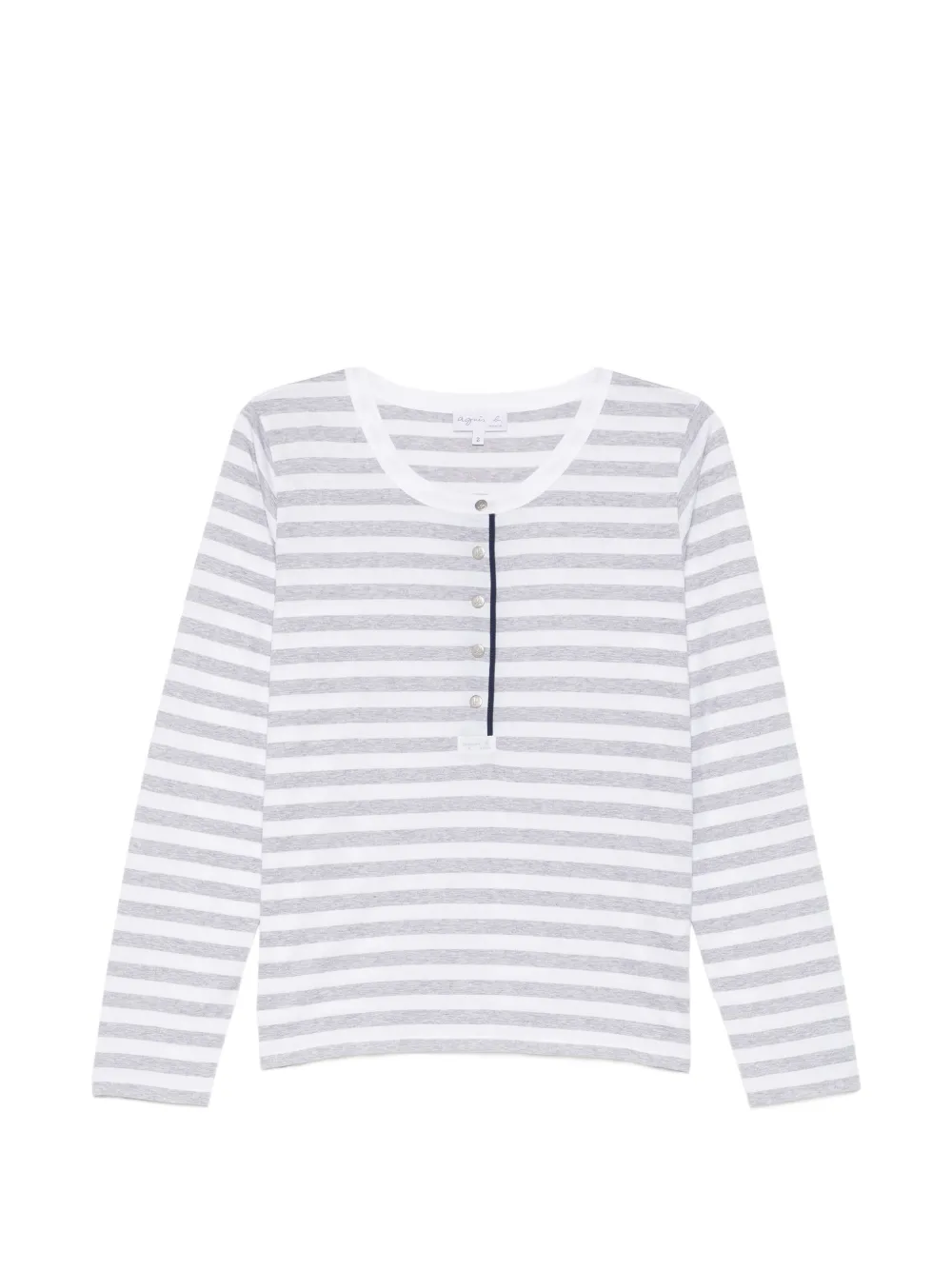 agnès b. striped cotton T-shirt